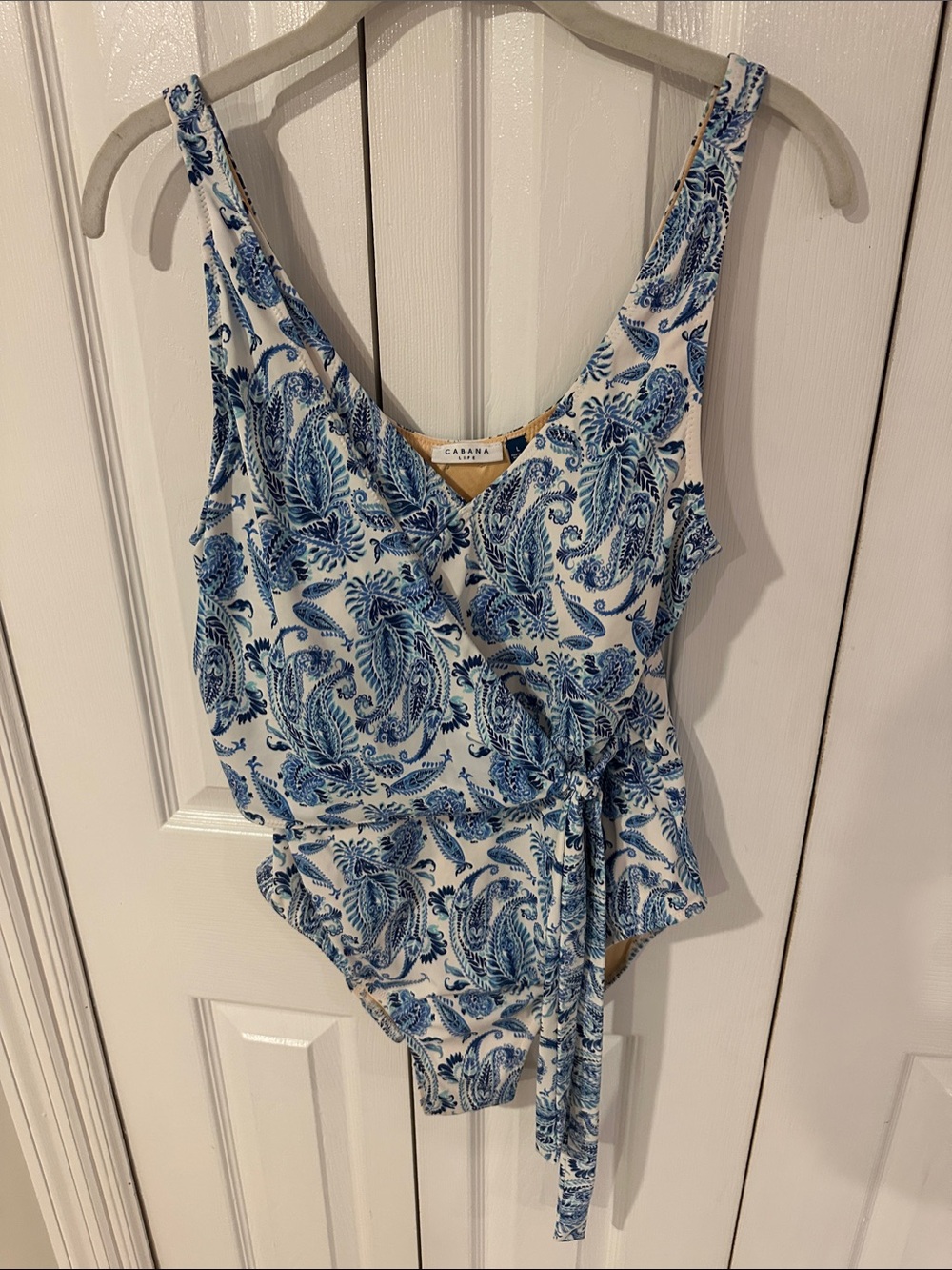 Blue Paisley One-Piece Swimsuit | Cabana Life